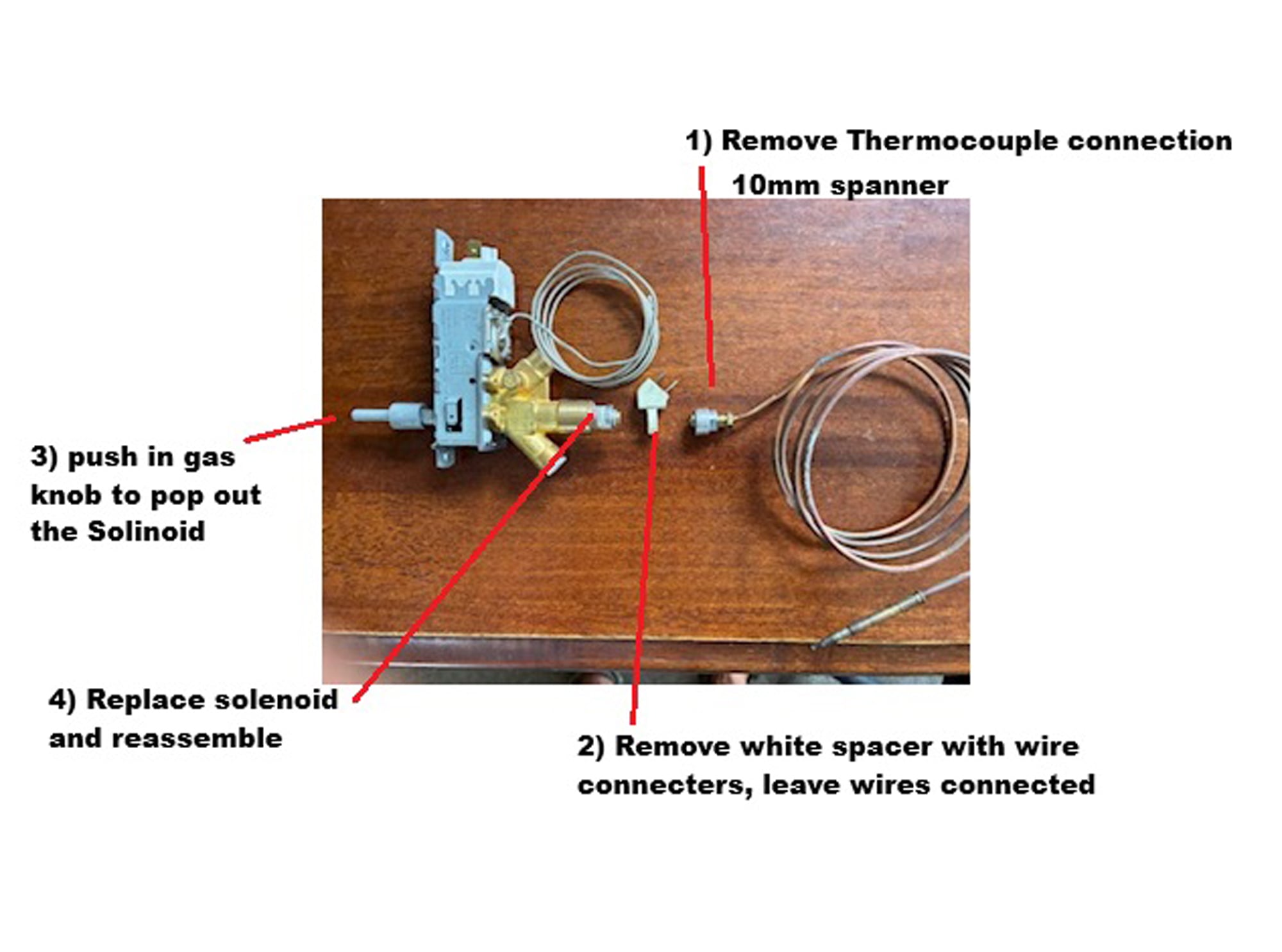 Thetford Caravan Fridge N-Model Gas Solenoid - Image 9