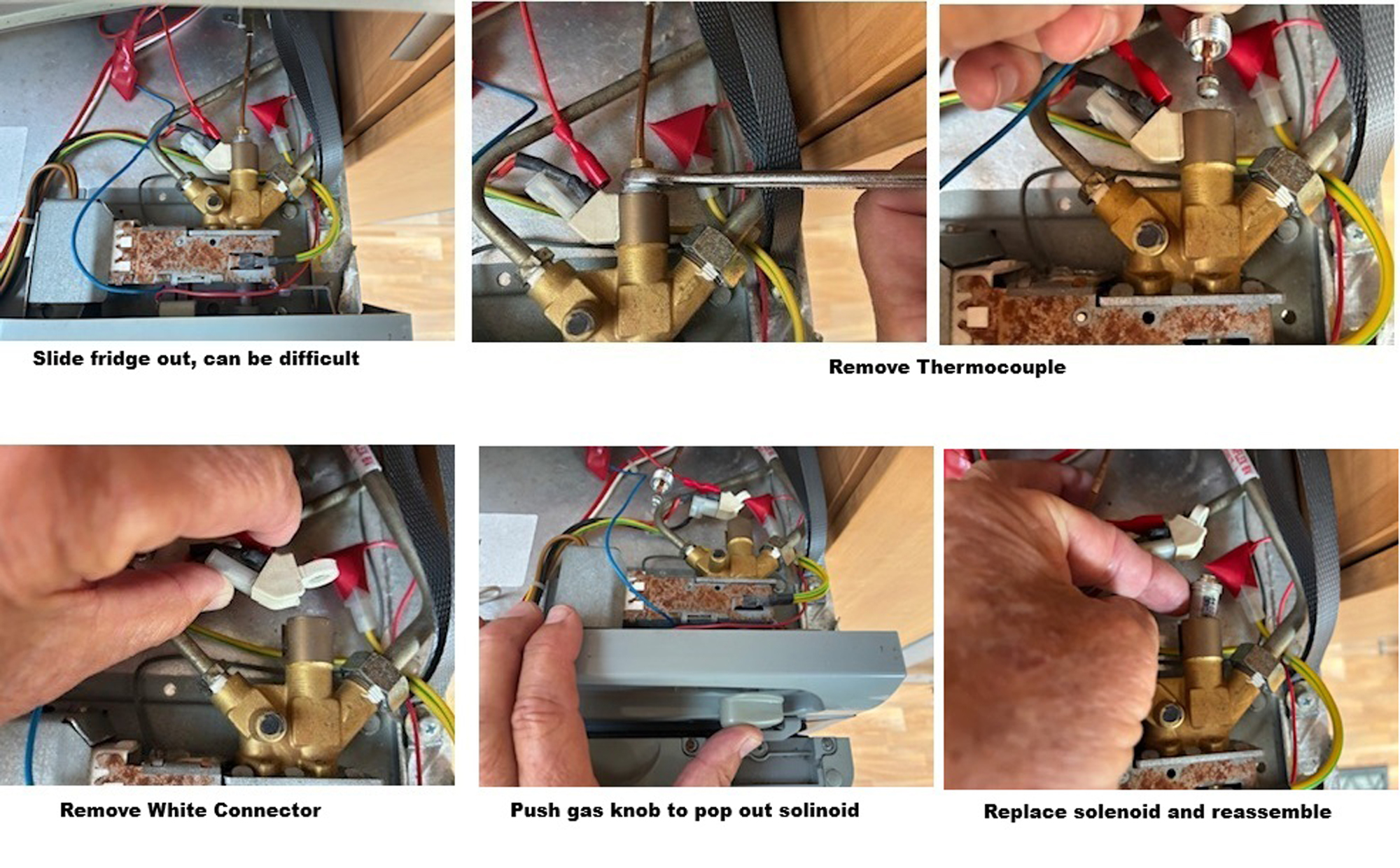 Thetford Caravan Fridge N-Model Gas Solenoid - Image 10